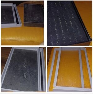 💙🌹two jewelry trays and one with a lid